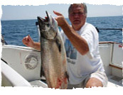 Captain Doug will help you catch a big Lake Ontario fish!