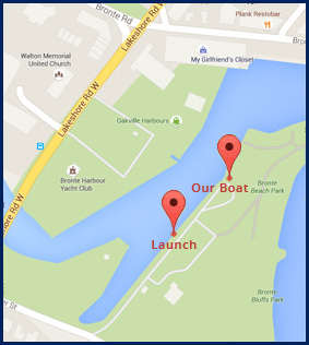Osprey Charter Fishing - Our Location - Map